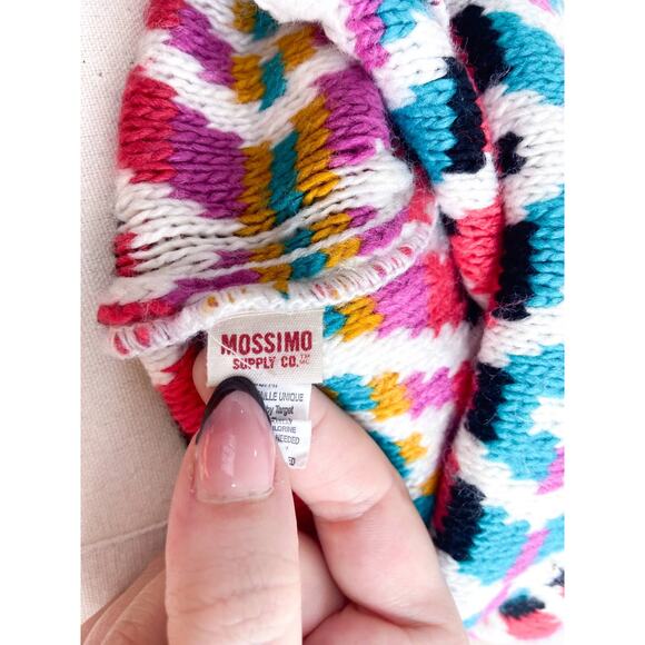 Mossimo Women's Colorful Knit Circle Scarf Geometric Infinity - Picture 5 of 6